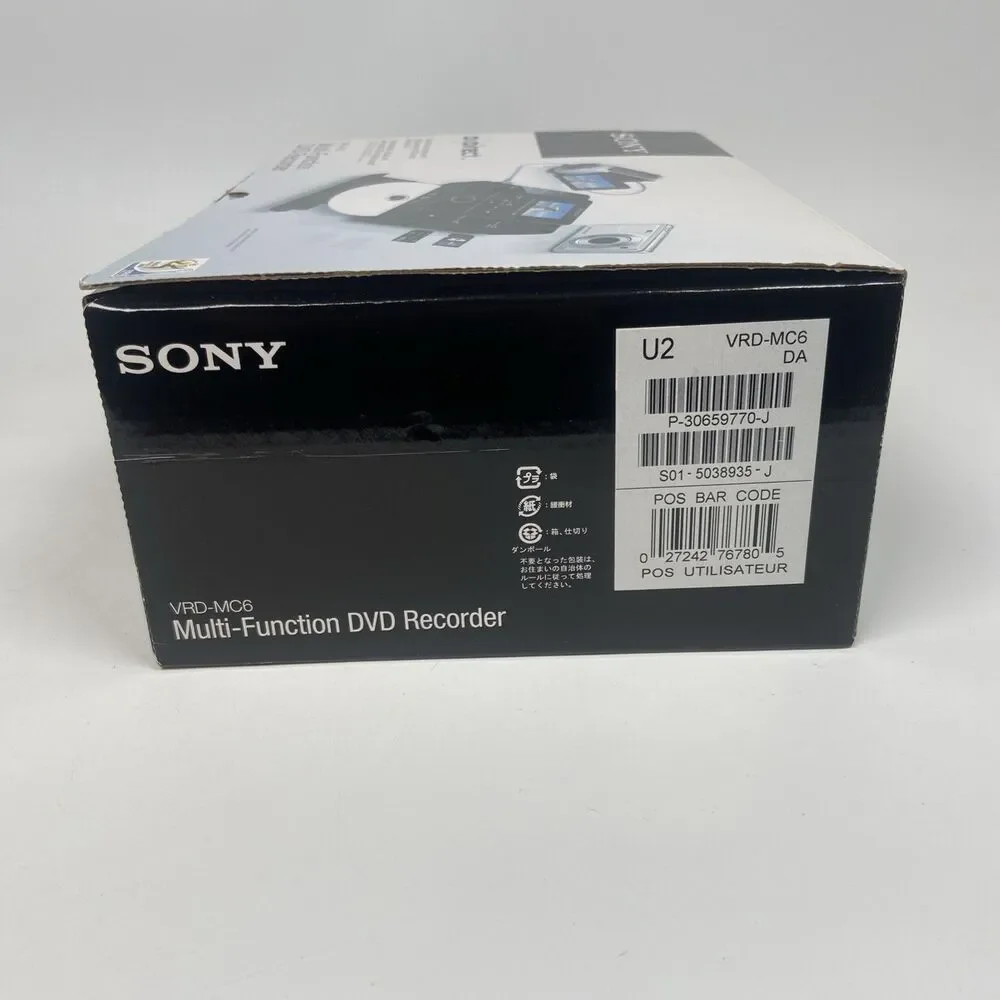 SONY DVD Recorder DVDirect VRD-MC6 Multi-fuction Transfer to DVD